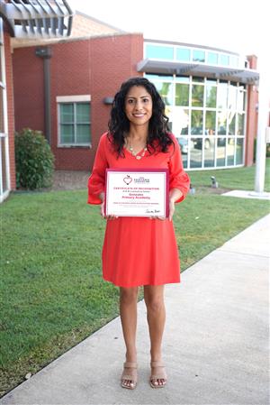 Gpa Statewide Semi Finalist in HEB Excellence in Education Dr. Hernandez